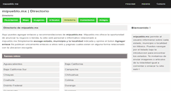 Desktop Screenshot of enlaces.mipueblo.mx