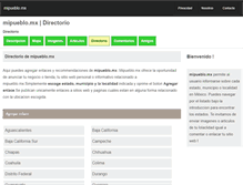 Tablet Screenshot of enlaces.mipueblo.mx